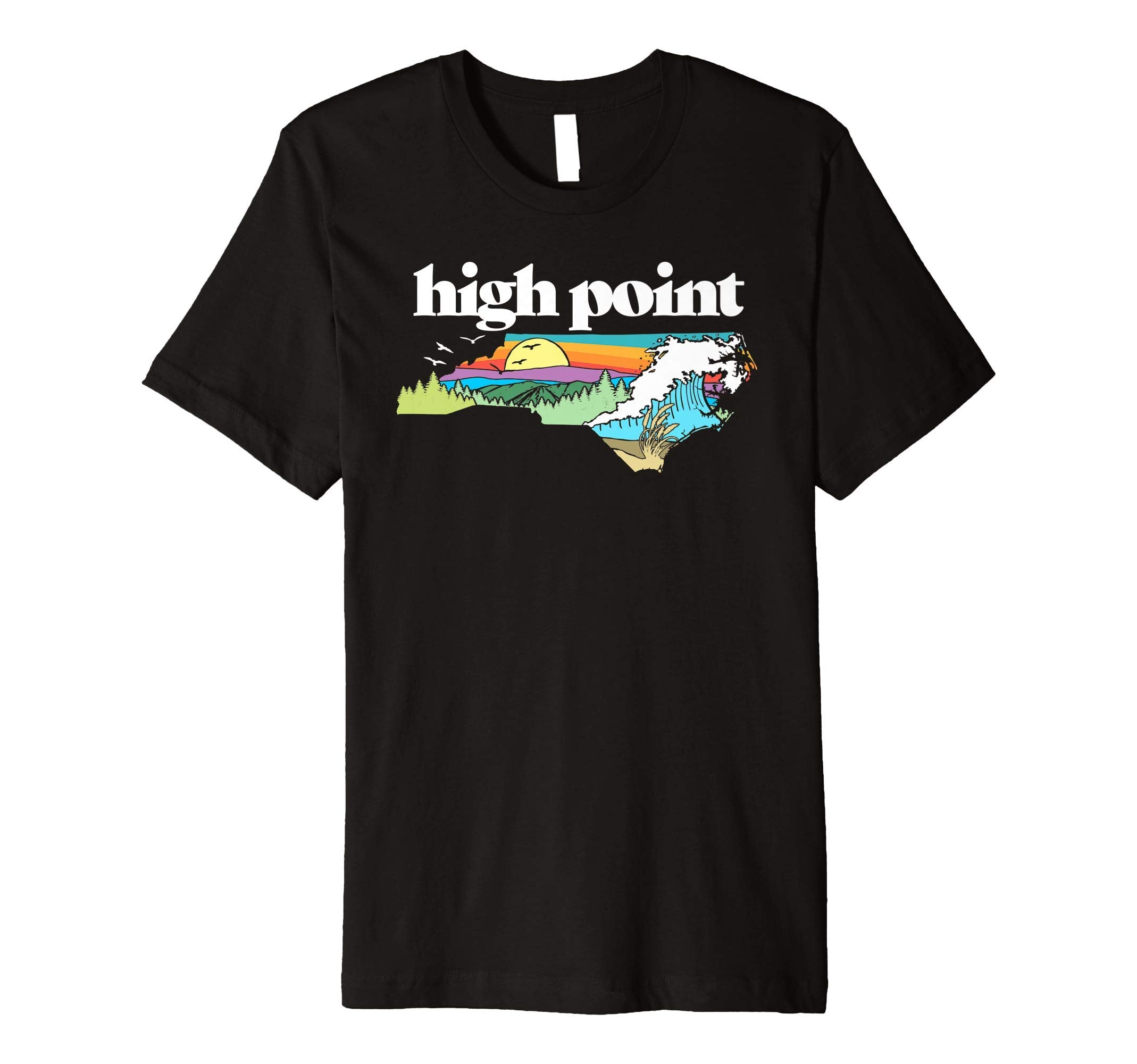 High Point North Carolina Outdoors T-Shirt - Unique Graphic for Adults - T-Shirt, Sweatshirt, Hoodie