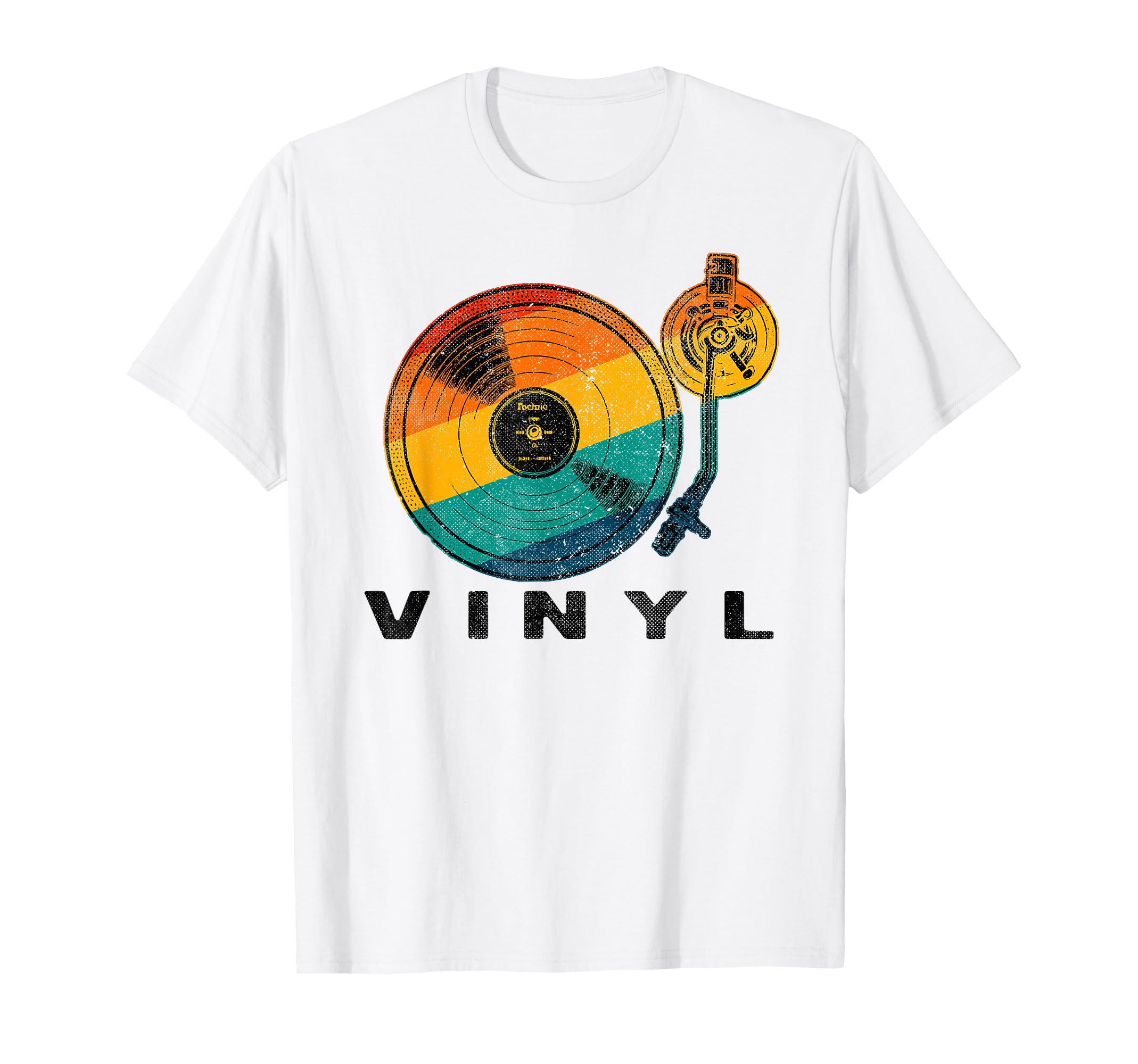 Vinyl Turntable Records Music Lp Dj T-Shirt - Aesthetic Graphic Men Women - T-Shirt, Sweatshirt, Hoodie