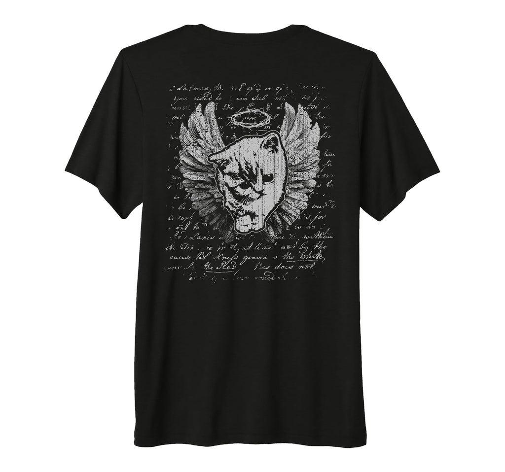 Y2K Cat Chain Heart Emo Goth 90S 2000S T-Shirt - Graphic Print for Adults - T-Shirt, Sweatshirt, Hoodie