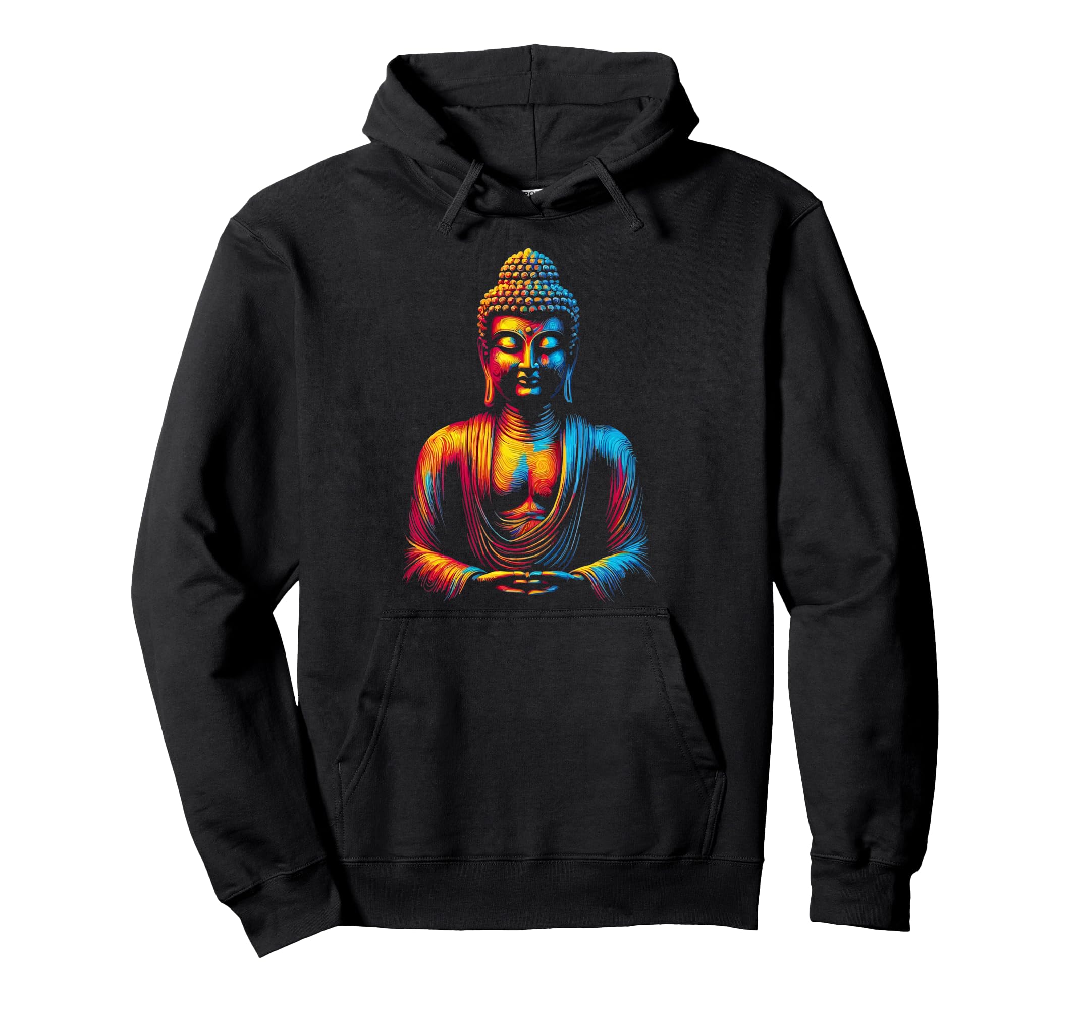 Buddha Buddhist Buddhism Gautama Hoodie - Fun Novelty Design for Adults - T-Shirt, Sweatshirt, Hoodie