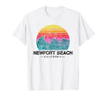 Newport Beach Los Angeles Waves Cali T-Shirt - Trendy Graphic Unisex - T-Shirt, Sweatshirt, Hoodie