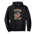 Freedom Isnt Free Patriot Motorcycle Hoodie - Aesthetic Graphic Unisex - T-Shirt, Sweatshirt, Hoodie