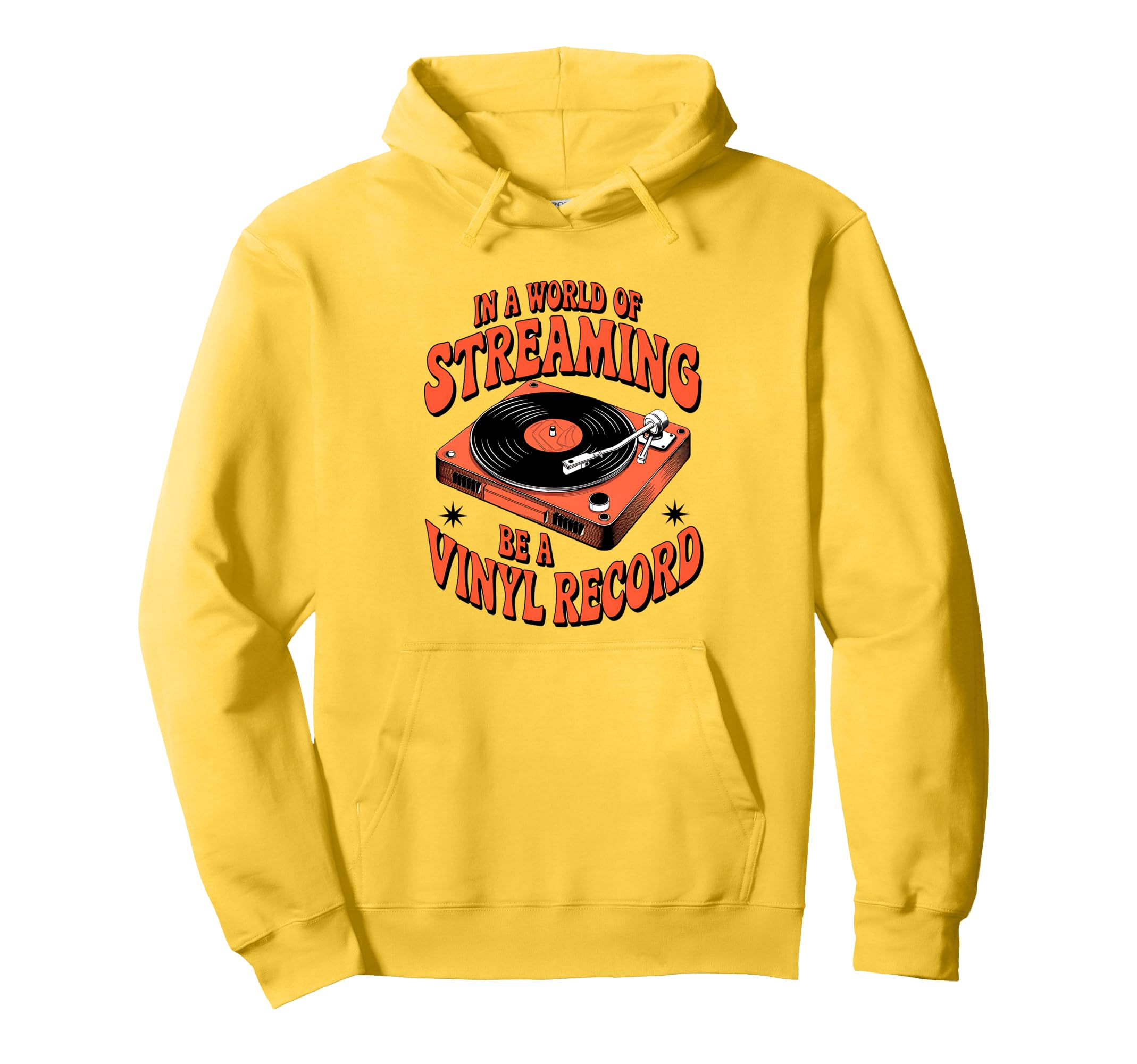 Vinyl Record Player Lover Funny Music Hoodie - Streetwear Style for Adults - T-Shirt, Sweatshirt, Hoodie