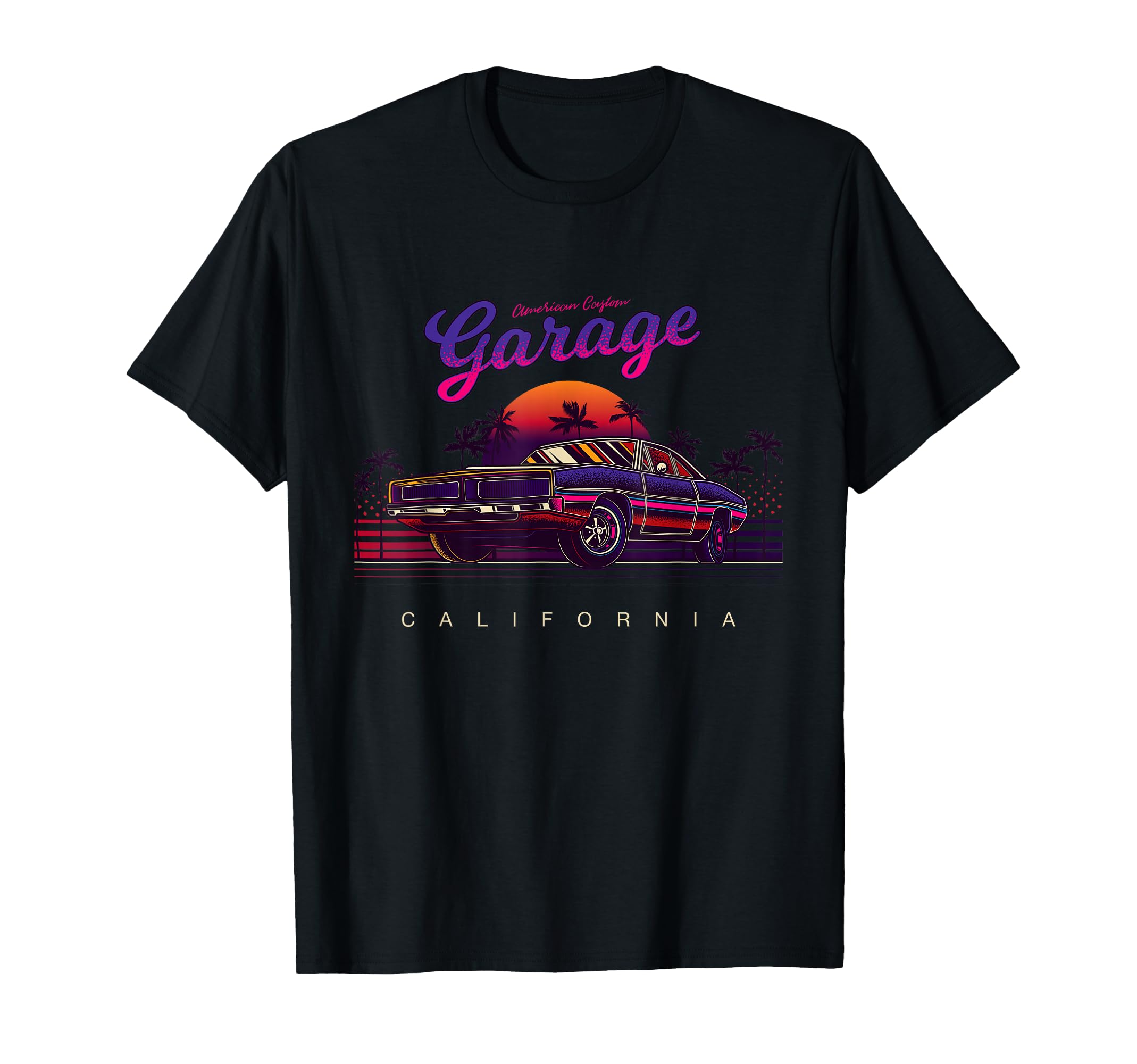 American Custom Garage California T-Shirt - Casual Everyday Wear Men Women - T-Shirt, Sweatshirt, Hoodie