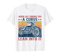 When Life Throws You Curve Motorcycle T-Shirt - Graphic Print for Adults - T-Shirt, Sweatshirt, Hoodie