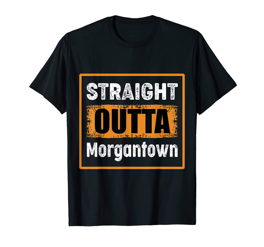 Straight Outta Morgantown West T-Shirt - Trendy Graphic for Adults - T-Shirt, Sweatshirt, Hoodie
