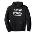 Diving Coach Distressed Coaches Hoodie - Unique Graphic for Adults - T-Shirt, Sweatshirt, Hoodie
