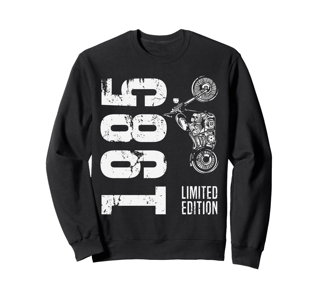 Born 1985 Motorcycle 40Th Birthday Sweatshirt - Graphic Print for Adults - T-Shirt, Sweatshirt, Hoodie