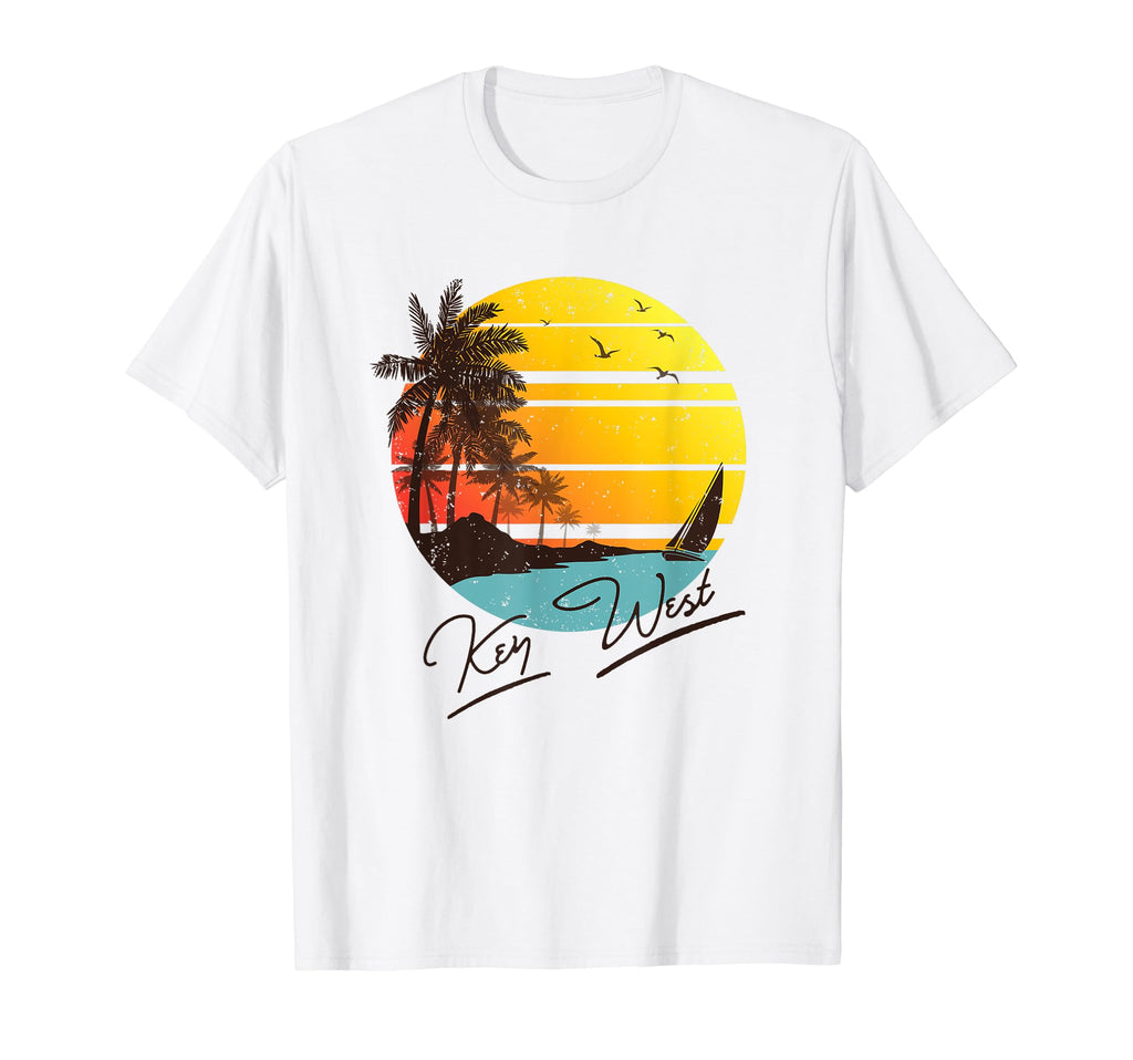 Key West Florida Summer Tropical T-Shirt - Aesthetic Graphic for Adults - T-Shirt, Sweatshirt, Hoodie