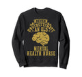 Never Underestimate Old Mental Health Sweatshirt - Unique Graphic Unisex - T-Shirt, Sweatshirt, Hoodie