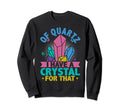 Crystal Healing Stones Quartz Sweatshirt - Minimalist Print Unisex - T-Shirt, Sweatshirt, Hoodie