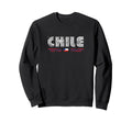 Chile 70S 80S Type Flag Sweatshirt - Streetwear Style Unisex - T-Shirt, Sweatshirt, Hoodie