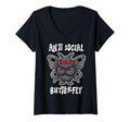 Womens Anti Social Butterfly T-Shirt - Casual Everyday Wear Men Women - T-Shirt, Sweatshirt, Hoodie