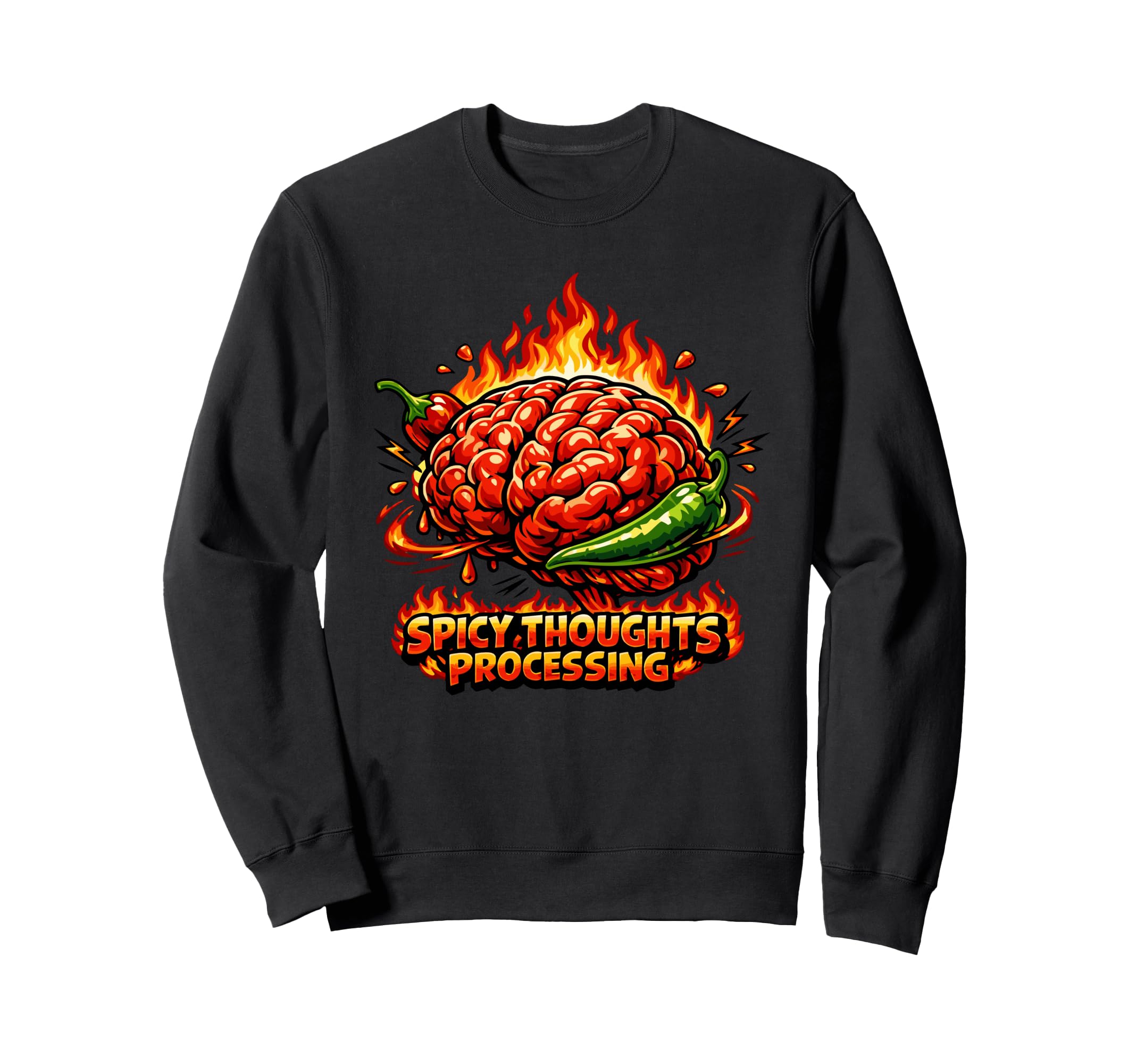 Neurodivergent Spicy Thoughts Sweatshirt - Custom Art Print Unisex - T-Shirt, Sweatshirt, Hoodie