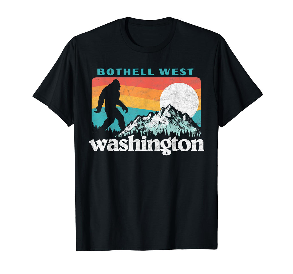 Bothell West Washington 80S Bigfoot T-Shirt - Fun Novelty Design Unisex - T-Shirt, Sweatshirt, Hoodie
