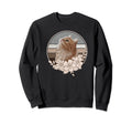 Beige Cat Aesthetic Floral Sunshine Sweatshirt - Trendy Graphic for Adults - T-Shirt, Sweatshirt, Hoodie