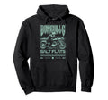 Bonneville Salt Flats Motorcycle Hoodie - Fun Novelty Design Men Women - T-Shirt, Sweatshirt, Hoodie