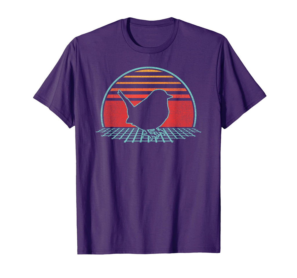Wren Bird 80S Birding Gift T-Shirt - Aesthetic Graphic Men Women - T-Shirt, Sweatshirt, Hoodie