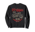 Since 1938 Birthday Gift Motorcycle Sweatshirt - Fun Novelty Design Unisex - T-Shirt, Sweatshirt, Hoodie