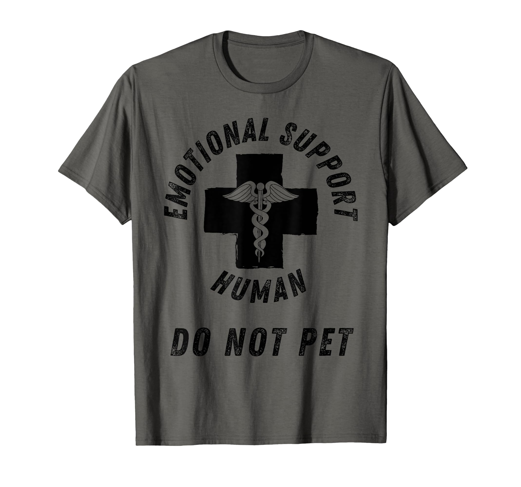Emotional Support Human Do Not Pet T-Shirt - Fun Novelty Design for Adults - T-Shirt, Sweatshirt, Hoodie