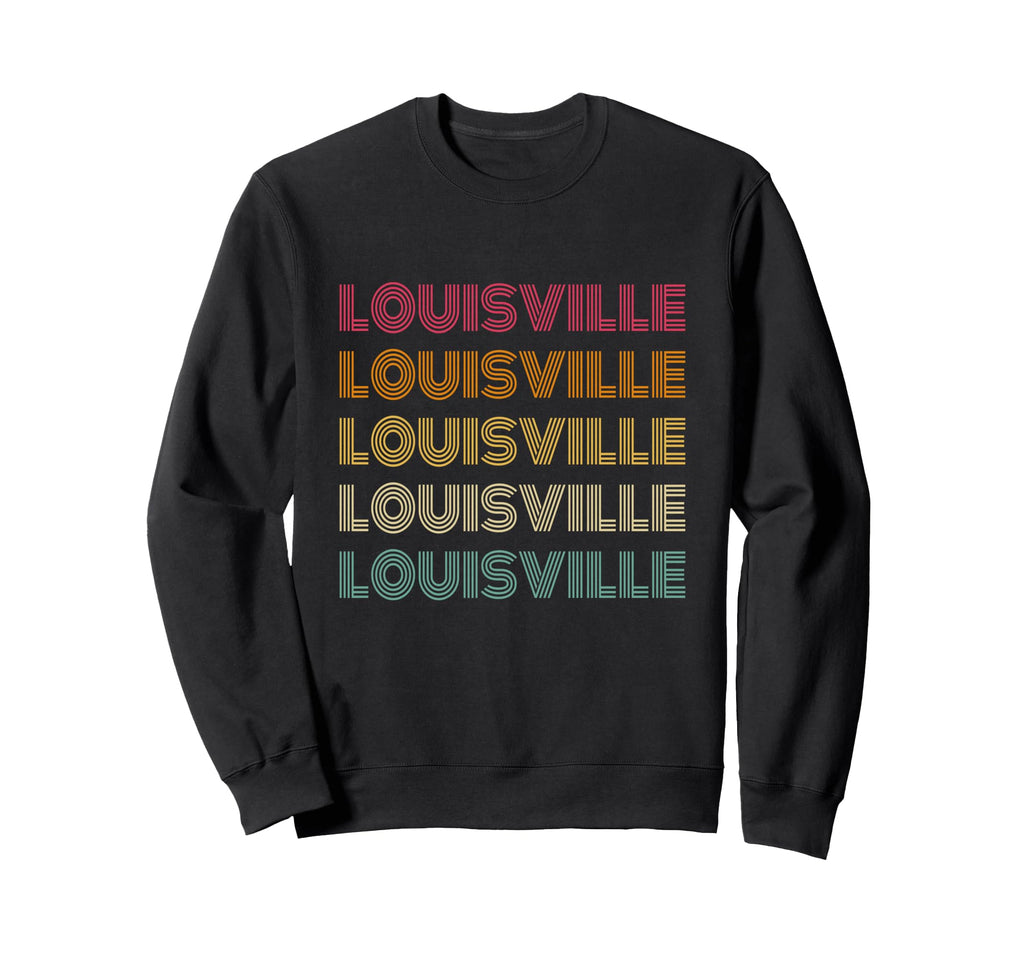 Louisville 70S 80S Throwback Sweatshirt - Aesthetic Graphic Men Women - T-Shirt, Sweatshirt, Hoodie