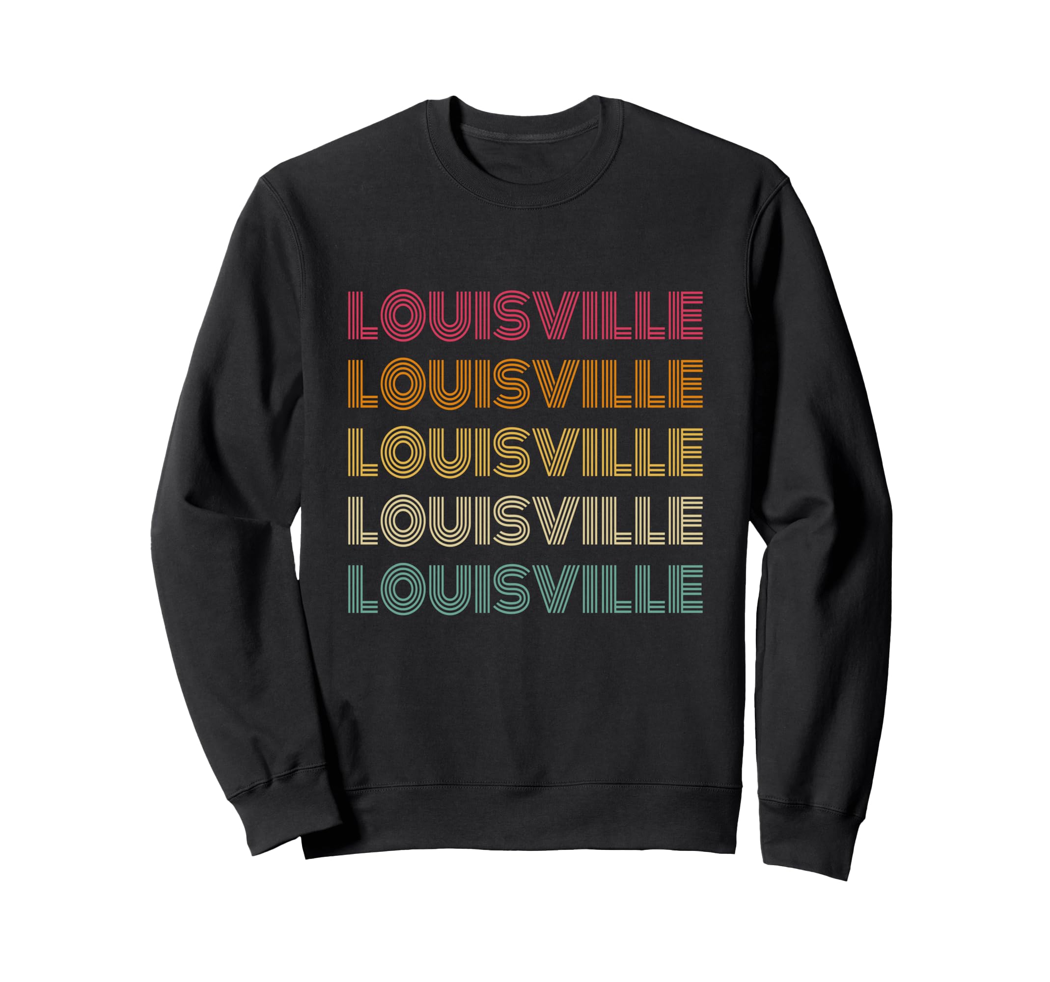 Louisville 70S 80S Throwback Sweatshirt - Aesthetic Graphic Men Women - T-Shirt, Sweatshirt, Hoodie