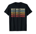West Hollywood California West T-Shirt - Fun Novelty Design for Adults - T-Shirt, Sweatshirt, Hoodie