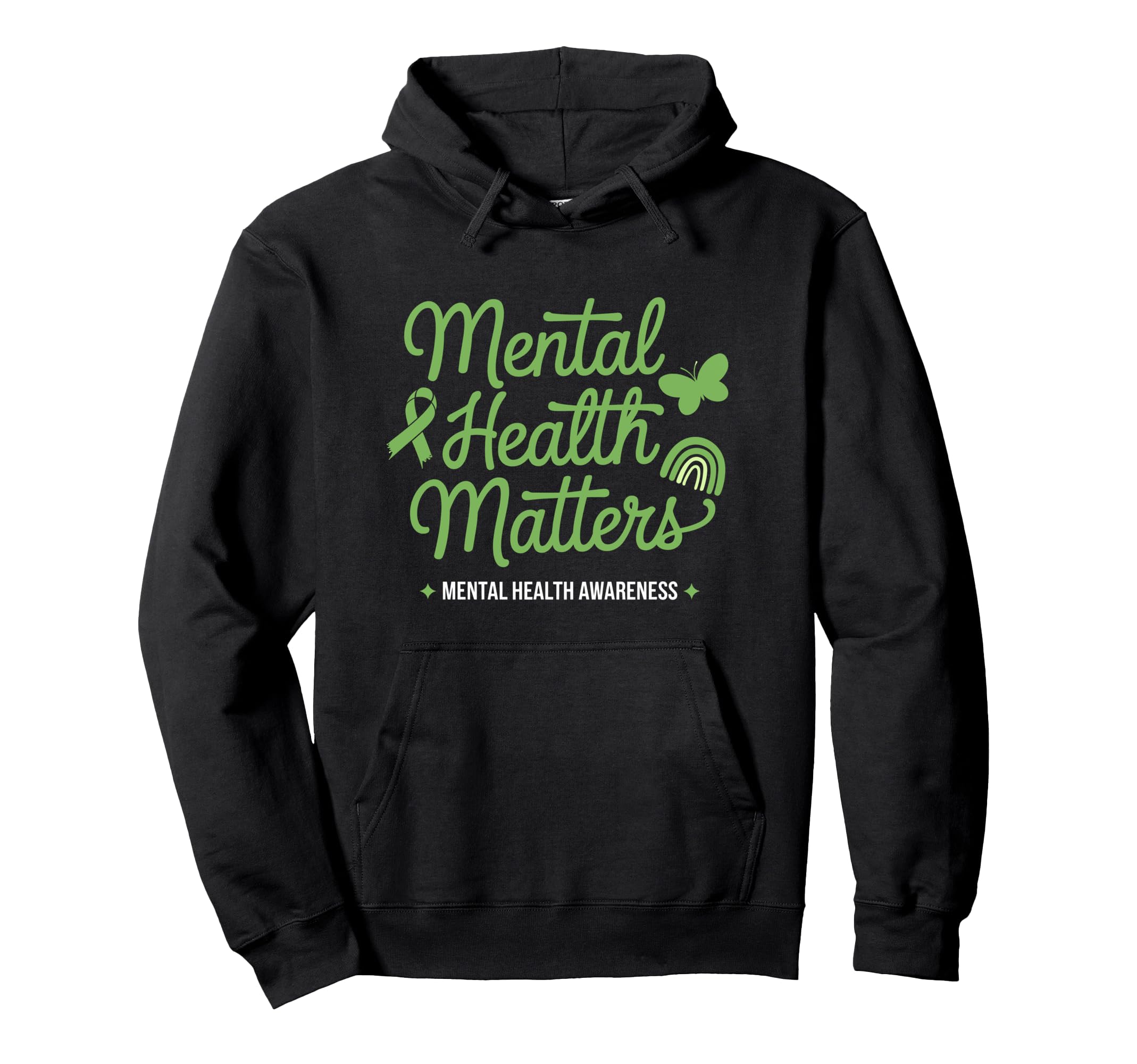 Mental Health Matters Mental Health Hoodie - Unique Graphic for Adults - T-Shirt, Sweatshirt, Hoodie