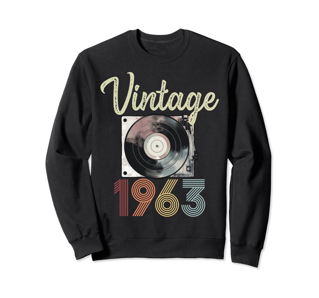 1963 Vinyl Record Player 61St Sweatshirt - Aesthetic Graphic Unisex - T-Shirt, Sweatshirt, Hoodie