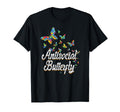 Antisocial Butterfly Geometric Pattern T-Shirt - Trendy Graphic Unisex - T-Shirt, Sweatshirt, Hoodie