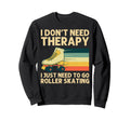 Roller Skating Roller Skate Derby 80S Sweatshirt - Trendy Graphic Unisex - T-Shirt, Sweatshirt, Hoodie