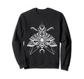 Beautiful Moth Goth Horror Sweatshirt - Minimalist Print for Adults - T-Shirt, Sweatshirt, Hoodie