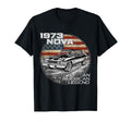 1973 73 Nova Silhouette Muscle Car T-Shirt - Fun Novelty Design Men Women - T-Shirt, Sweatshirt, Hoodie
