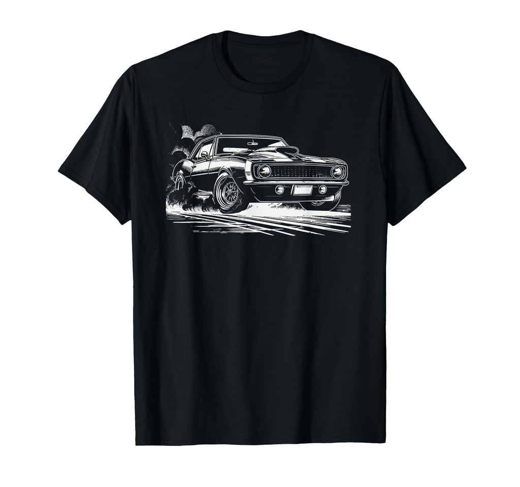 Muscle Car 60S 70S Car Lover T-Shirt - Fun Novelty Design Unisex - T-Shirt, Sweatshirt, Hoodie