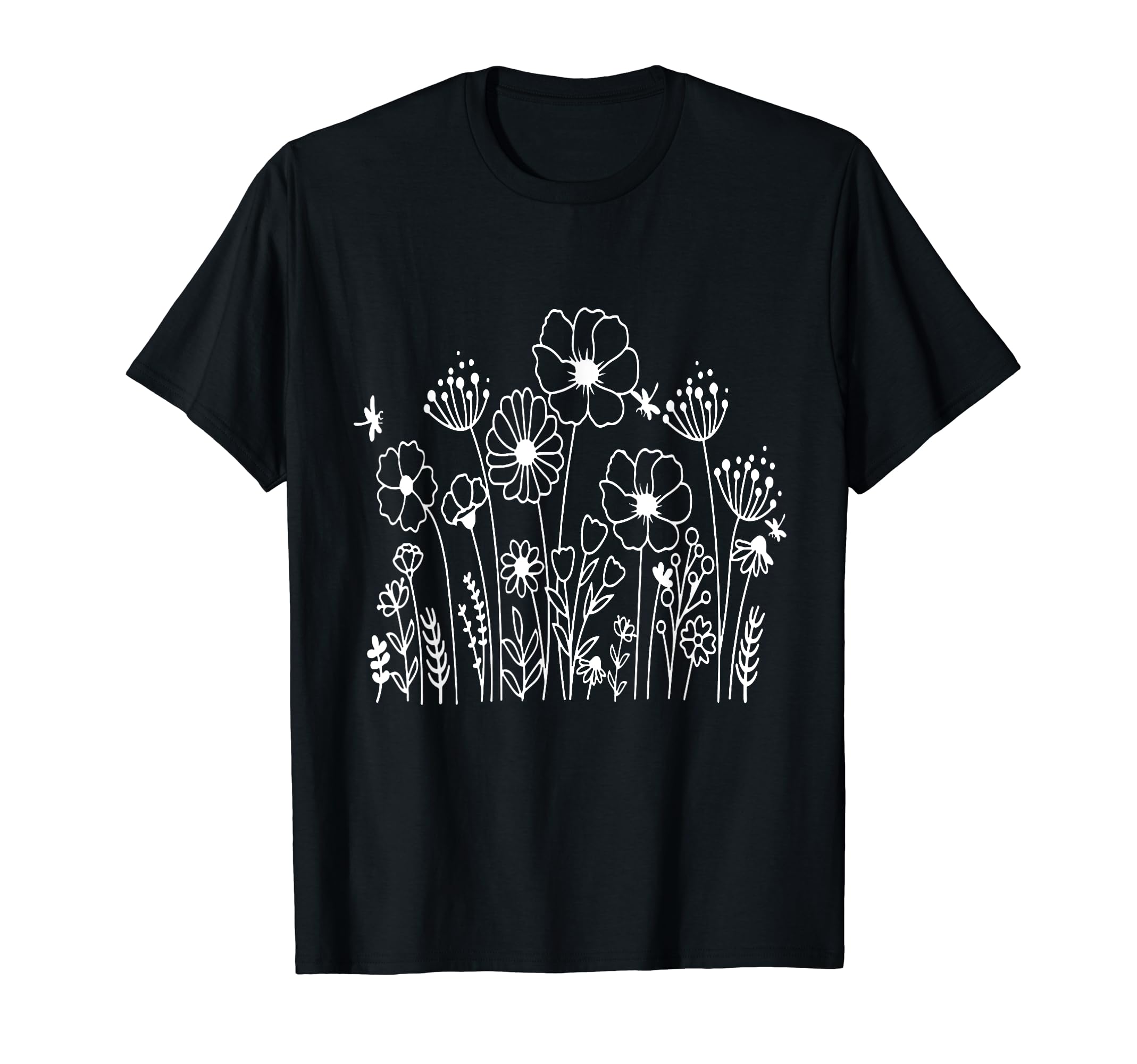 Wildflower Bundle Mental Health T-Shirt - Minimalist Print Unisex - T-Shirt, Sweatshirt, Hoodie