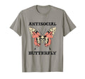 Antisocial Butterfly Gift Sweatshirt - Casual Everyday Wear for Adults - T-Shirt, Sweatshirt, Hoodie