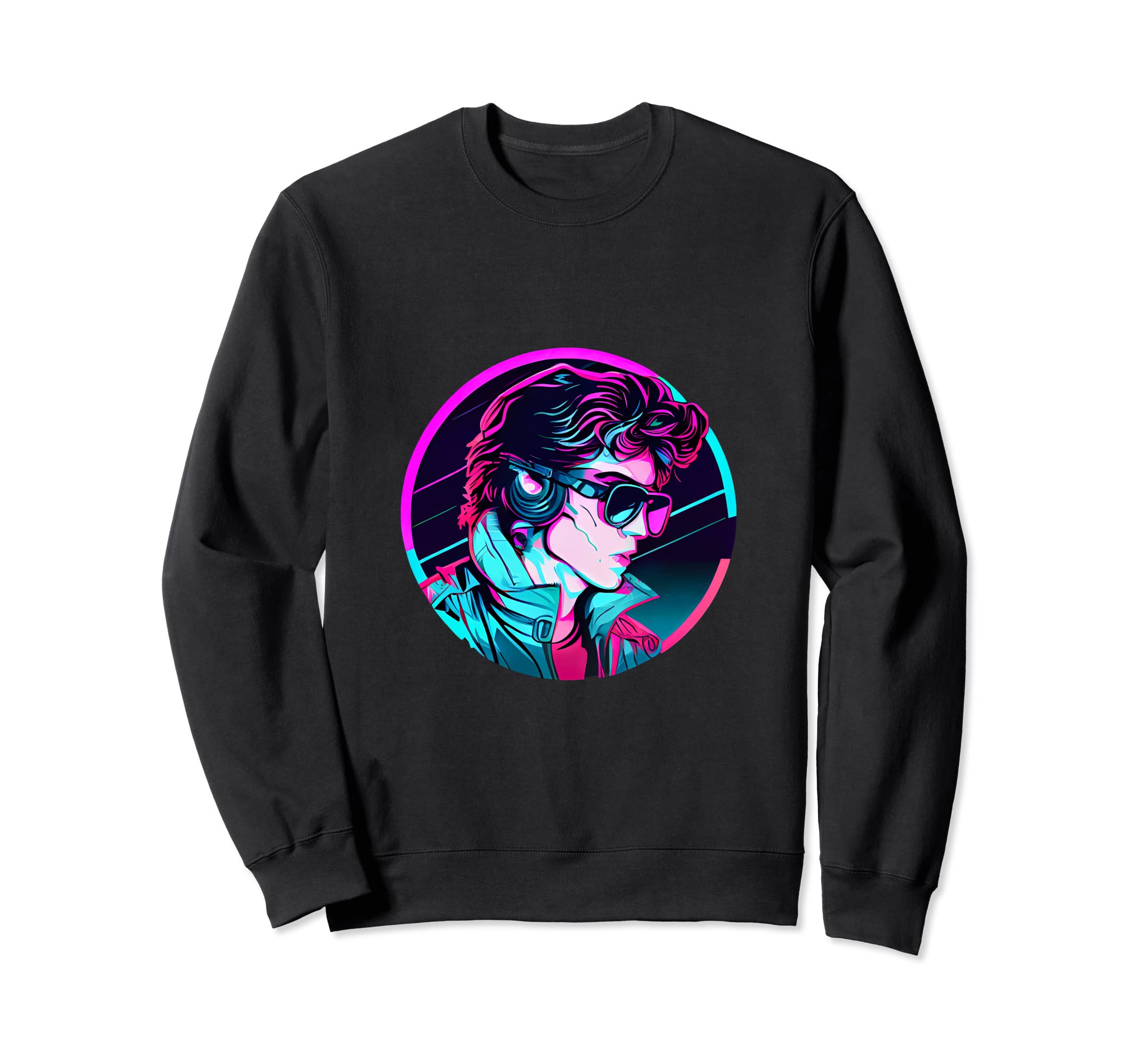 Retrowave Synthwave 80S Sweatshirt - Casual Everyday Wear Men Women - T-Shirt, Sweatshirt, Hoodie
