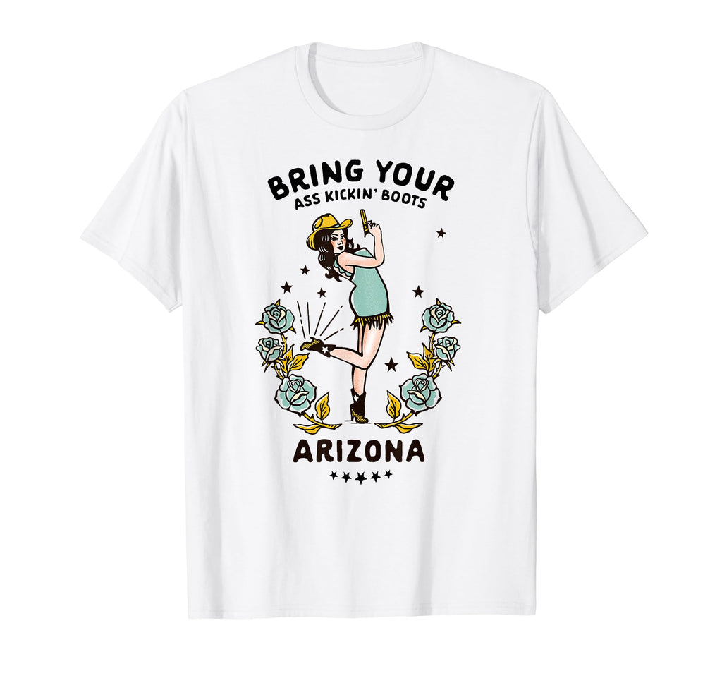 Arizona Cowgirl Western Rodeo Cowgirls T-Shirt - Novelty Apparel Men Women - T-Shirt, Sweatshirt, Hoodie