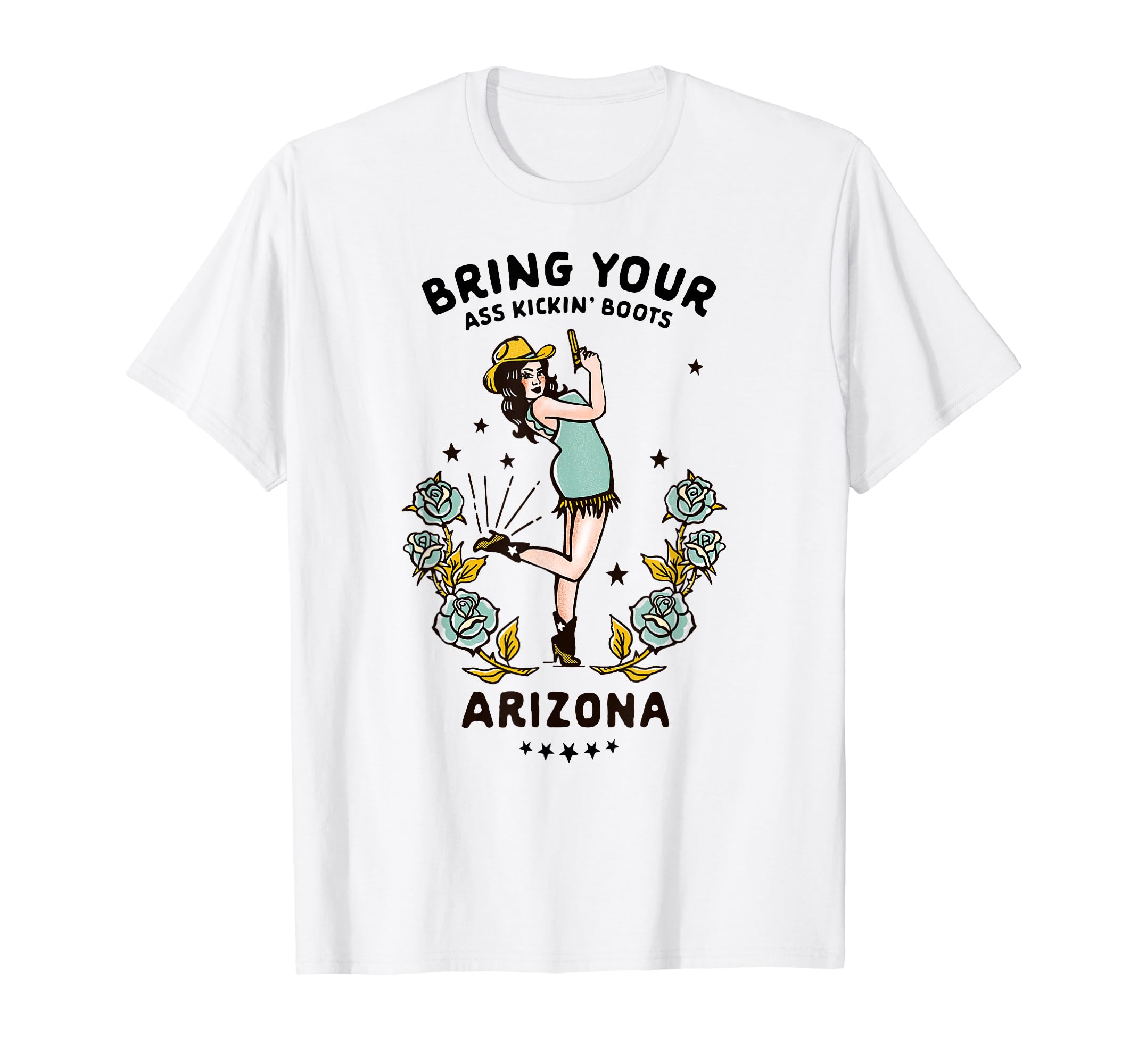 Arizona Cowgirl Western Rodeo Cowgirls T-Shirt - Novelty Apparel Men Women - T-Shirt, Sweatshirt, Hoodie