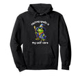 Wizard Frog Casting Spells Is Self Care Hoodie - Aesthetic Graphic Unisex - T-Shirt, Sweatshirt, Hoodie