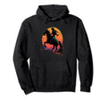 Horse Riding Rodeo Cowgirl Western Hoodie - Unique Graphic Unisex - T-Shirt, Sweatshirt, Hoodie