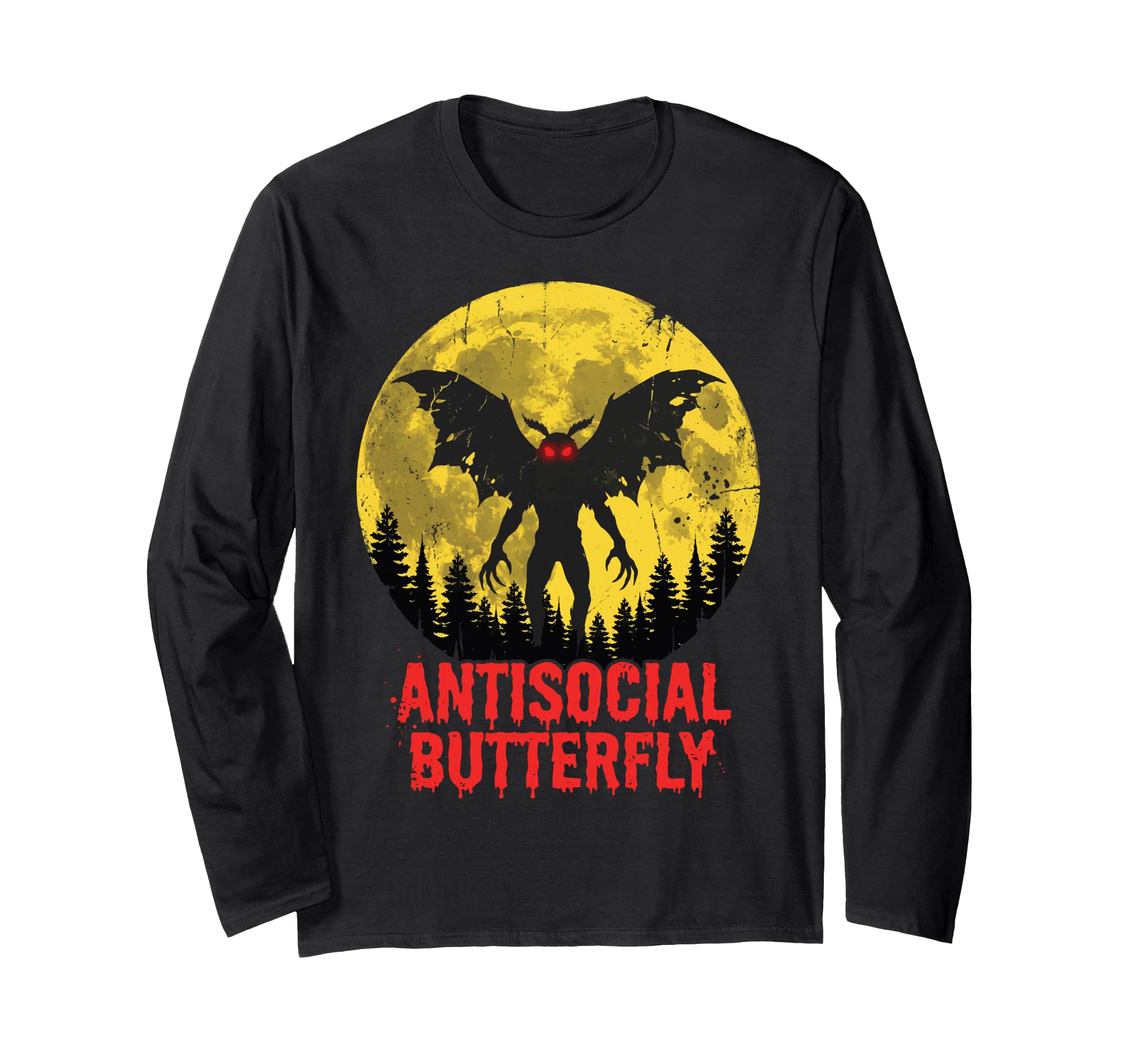 Antisocial Butterfly T-Shirt - Unique Graphic Men Women - T-Shirt, Sweatshirt, Hoodie