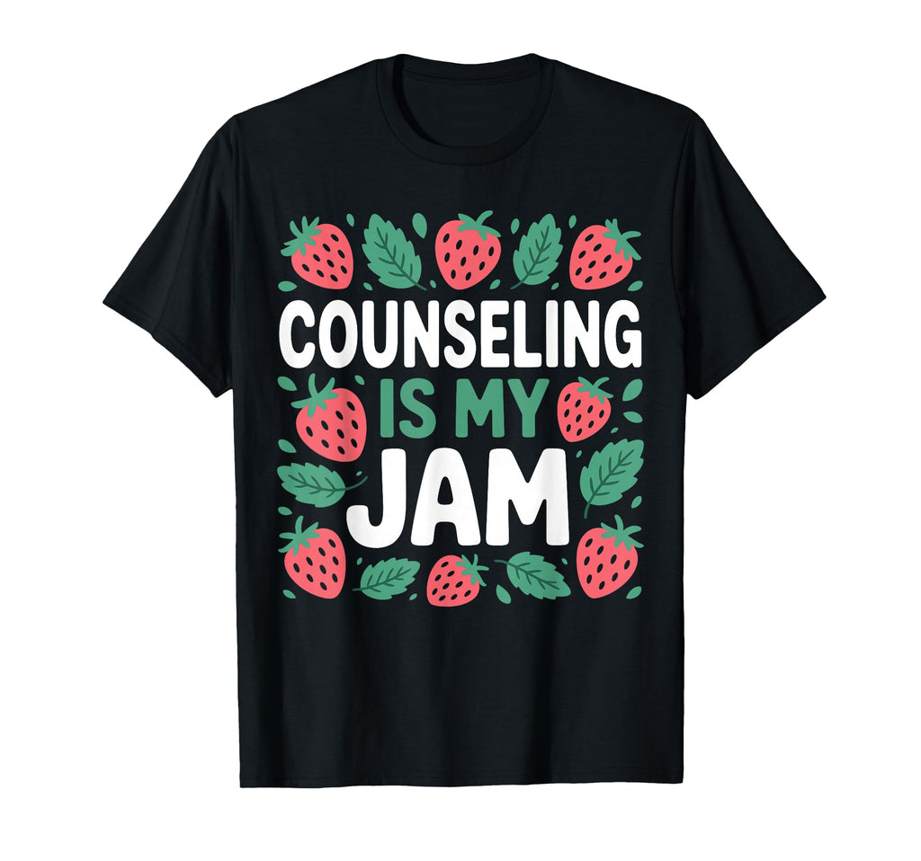 Counseling Is My Jam Psych Mental Health T-Shirt - Minimalist Print Unisex - T-Shirt, Sweatshirt, Hoodie