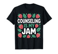 Counseling Is My Jam Psych Mental Health T-Shirt - Minimalist Print Unisex - T-Shirt, Sweatshirt, Hoodie