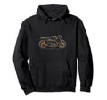 Stylish Cafe Racer Motorcycle Hoodie - Custom Art Print Men Women - T-Shirt, Sweatshirt, Hoodie