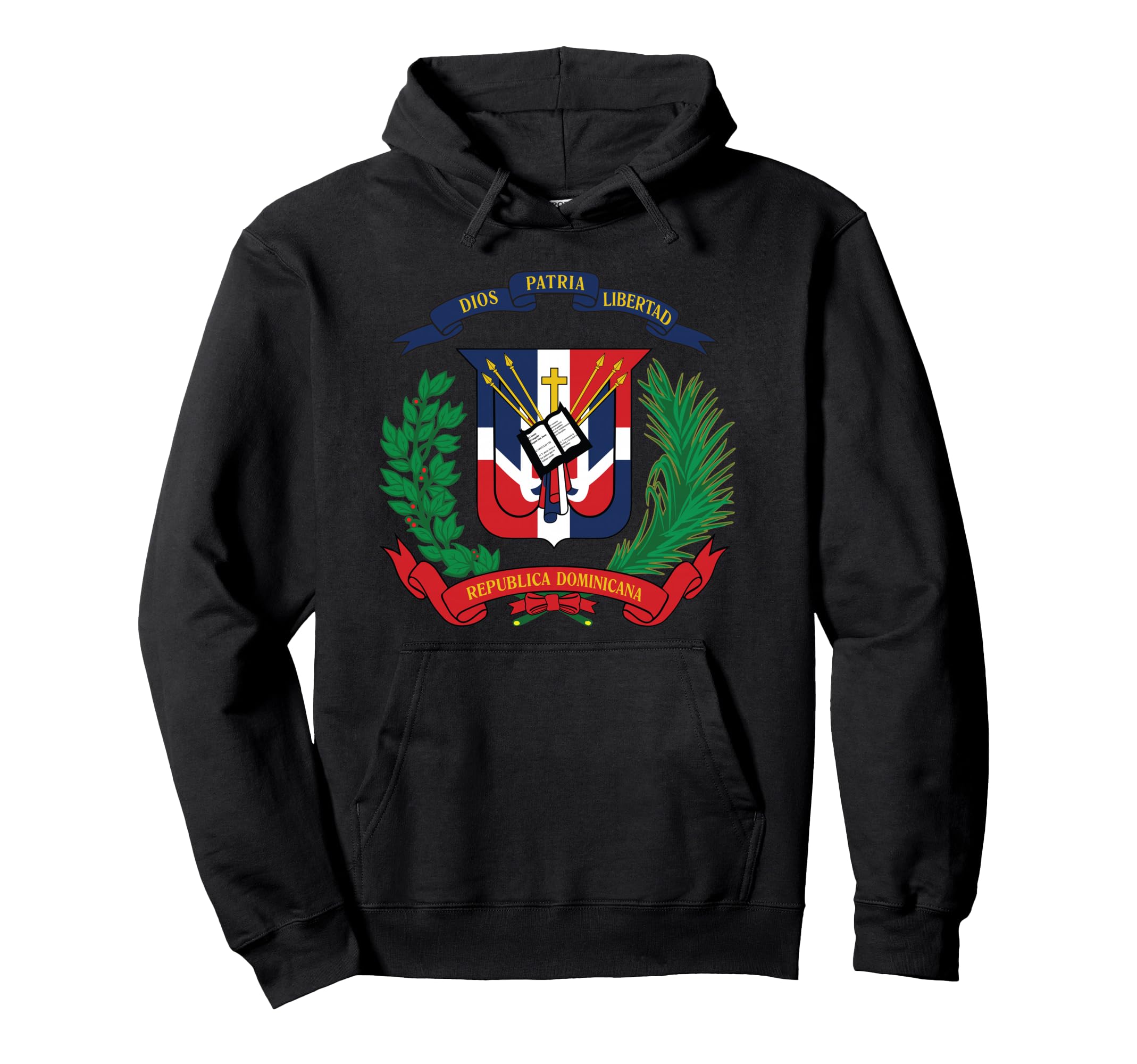 Coat Arms Republica Dominicana Hoodie - Casual Everyday Wear Unisex - T-Shirt, Sweatshirt, Hoodie