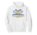 Honolulu Hawaii Beach Sunset Hawaiian Hoodie - Casual Everyday Wear Unisex - T-Shirt, Sweatshirt, Hoodie