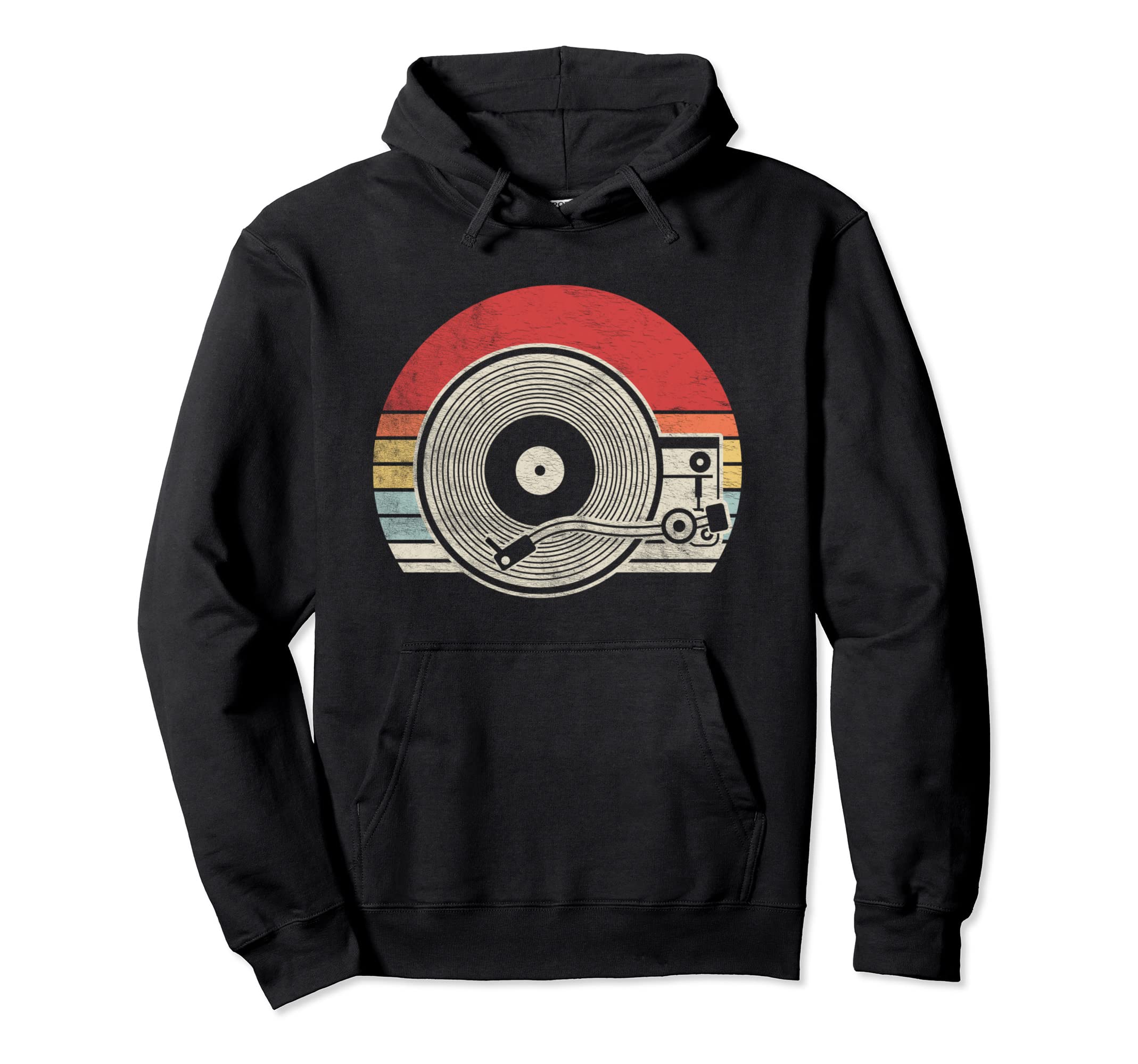 Music Collector Vinyl Record Player Hoodie - Graphic Print Unisex - T-Shirt, Sweatshirt, Hoodie