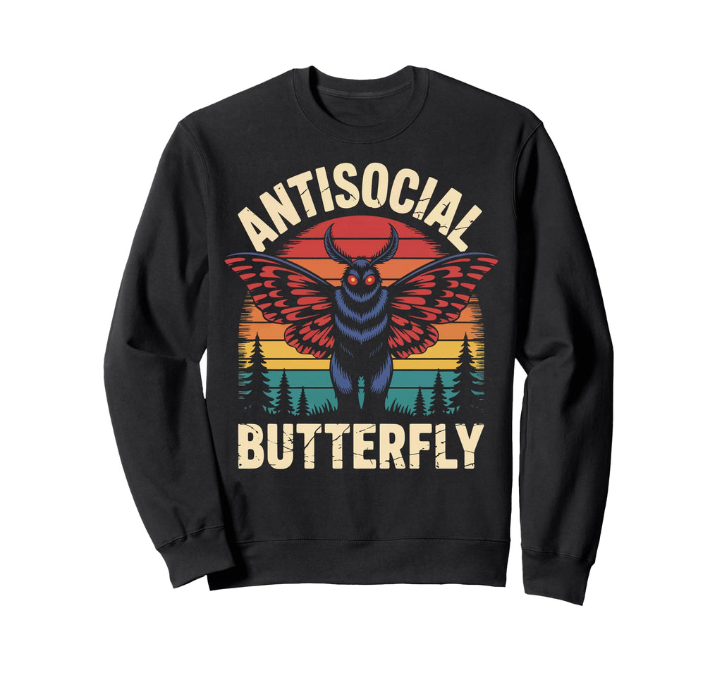 Cryptid Cryptozoology Mothman T-Shirt - Custom Art Print Men Women - T-Shirt, Sweatshirt, Hoodie
