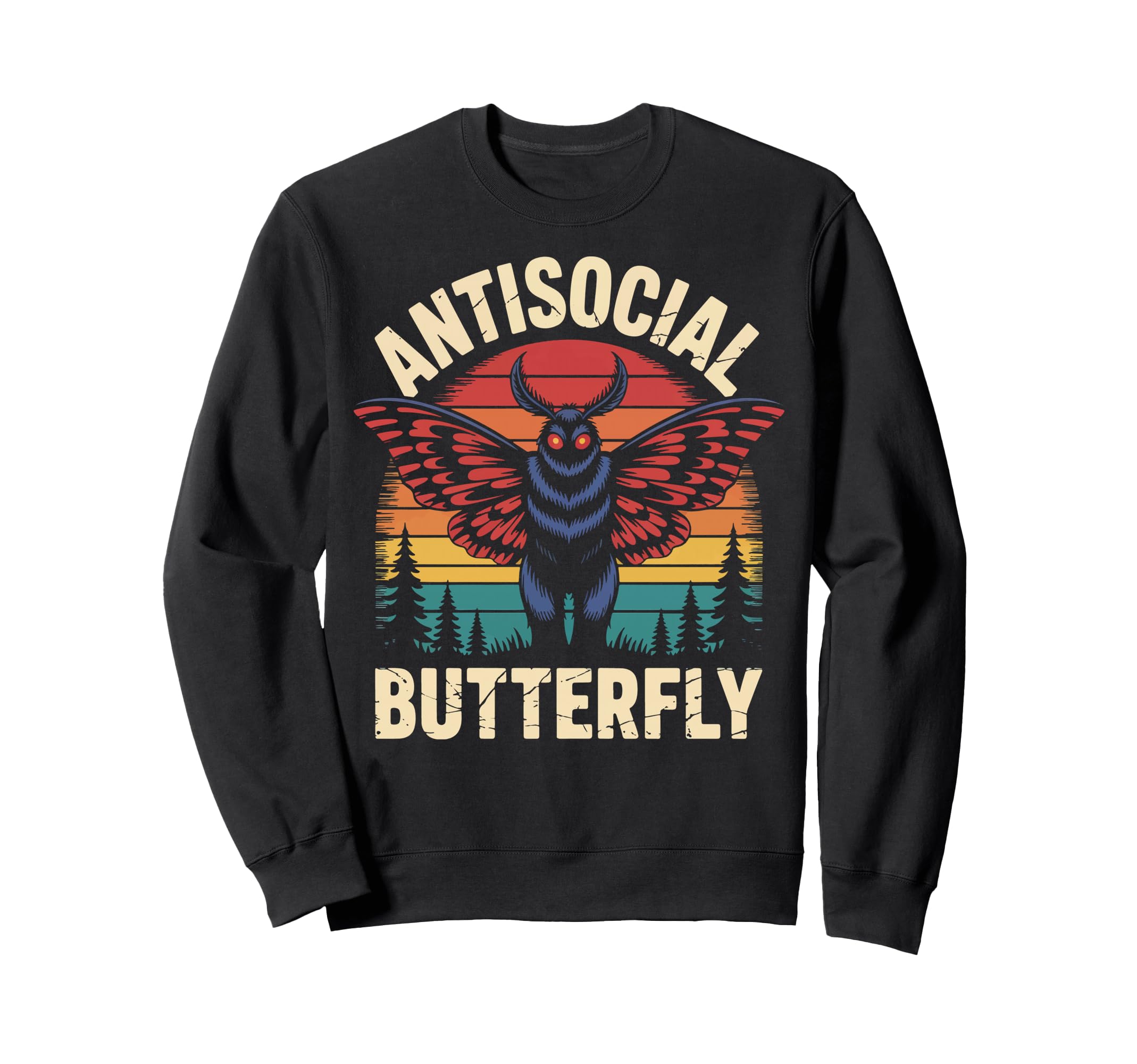 Cryptid Cryptozoology Mothman T-Shirt - Custom Art Print Men Women - T-Shirt, Sweatshirt, Hoodie